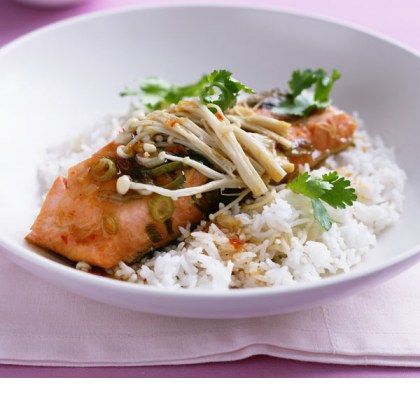 Chilli lime fish parcels