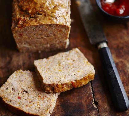 Beef & Pork Meatloaf with Sesame, Ginger & Soy Glaze