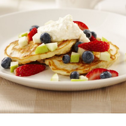 Apple, Lemon and Ricotta Pancakes