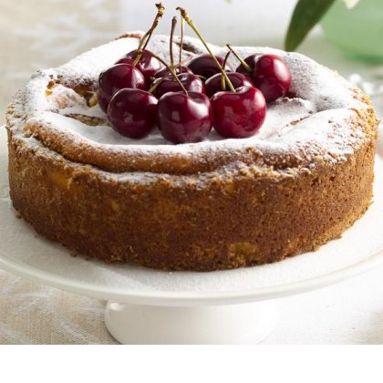 Cheesecake with Brandy Soaked Fruits