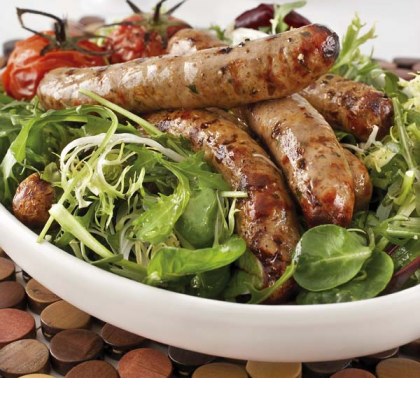 Pork, Fresh Herb and Prune Sausages