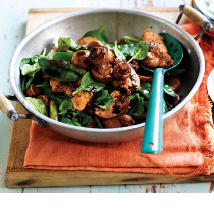 Mushroom & Lemongrass Chicken Stir-Fry