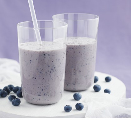 Blueberry, Banana and Tofu Smoothie