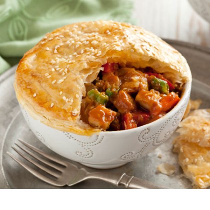 Satay Chicken Pot Pies