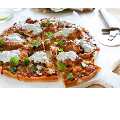 Satay Chicken Pizzas