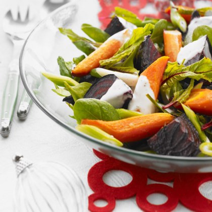 Festive Roast Beet Salad