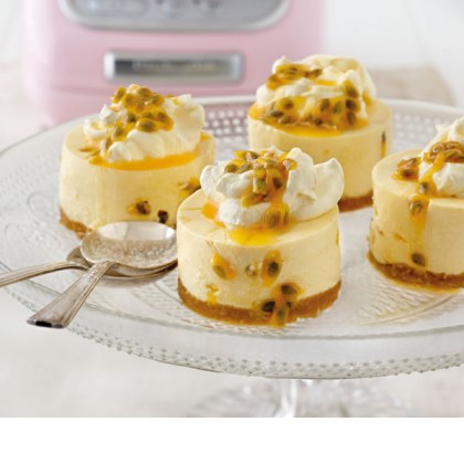 Passionfruit Ripple Cheesecake