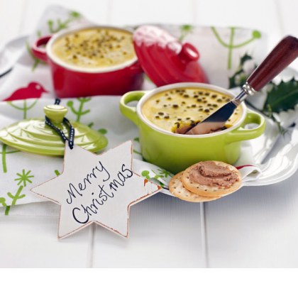 Chicken Liver Pate with Green Peppercorns