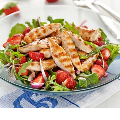 Chicken & Strawberry Salad