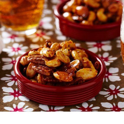 Sweet and Spicy Roasted Nuts