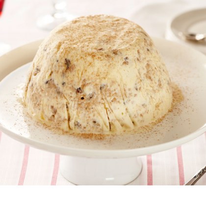 Christmas Cake Ice Cream Bombe