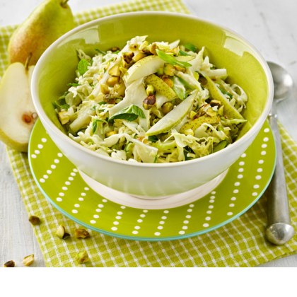 Pear and Pistachio Slaw
