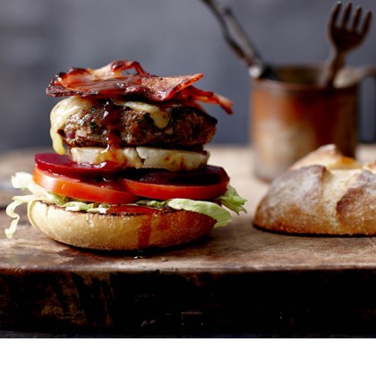 Aussie Beef Burger With The Works