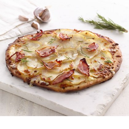 Potato, Rosemary and Speck Pizza