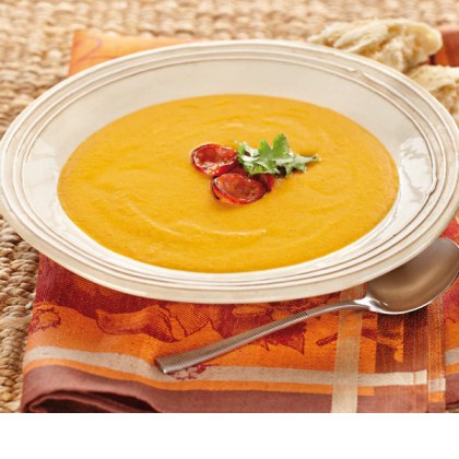 Spanish Roasted Carrot & Tomato Soup