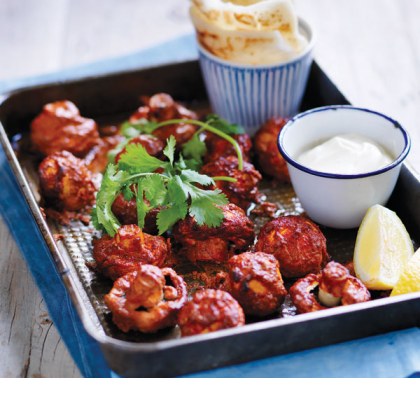 Tandoori Roasted Cup Mushrooms