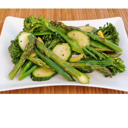 Greek Lemon with a Medley of Greens