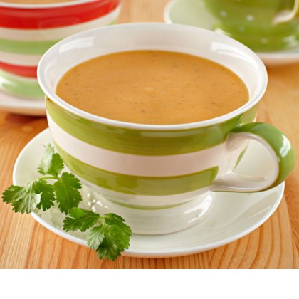 Spiced Sweet Potato and Apple Soup