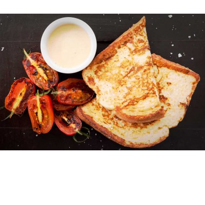 French Toast with Hollandaise Sauce