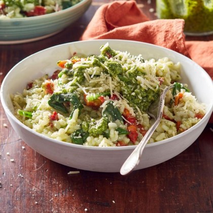 Parmesan Pesto Risotto