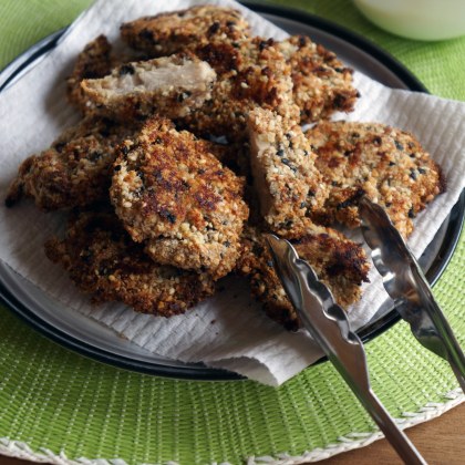 Paleo Almond and Sesame Chicken Nuggets