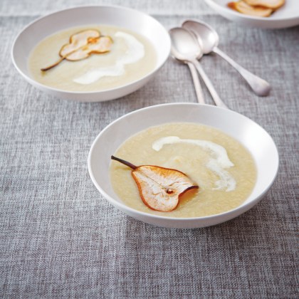Creamy Artichoke and Pear Soup