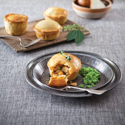 Pear, Rabbit and Green Olive Pies