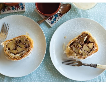 Pear and Walnut Strudel