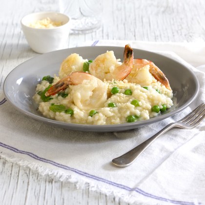 Prawn, Pea and Mint Risotto