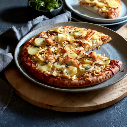 Chicken, Kipfler Potato, Caramelized Onion and Rosemary Pizza