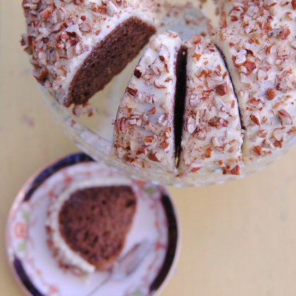 Persimmon Cake with Cream Cheese Icing