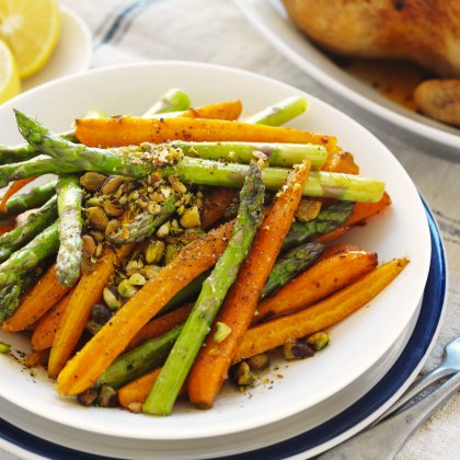 Roast Pistachio Carrots