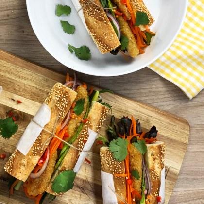 Fish Vietnamese baguette