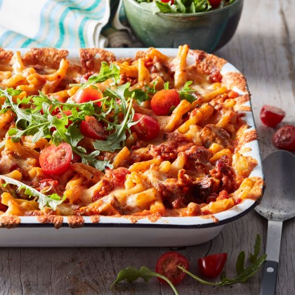 Quick Sausage Pasta Bake