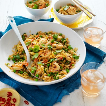Garlic Prawns and Sweet Chilli Fried Rice