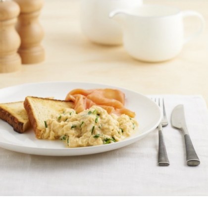 Scrambled Eggs With Smoked Salmon