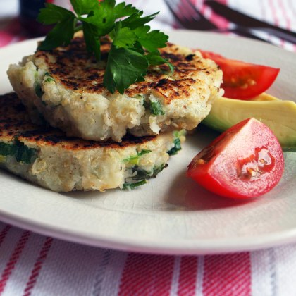 Soft Quinoa Hashbrowns