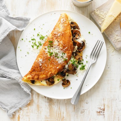 Mushroom Soufflé Omelette