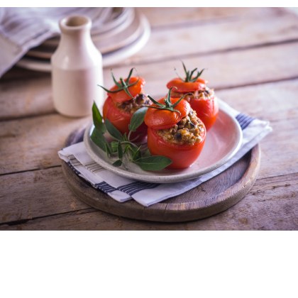 Stuffed Turkey Tomatoes