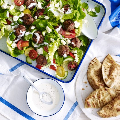 Turkey Meatball Salad