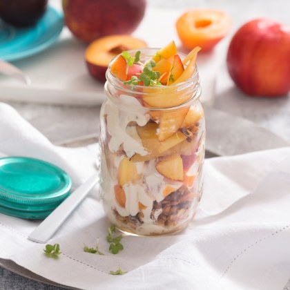 Stonefruit Breakfast Jars
