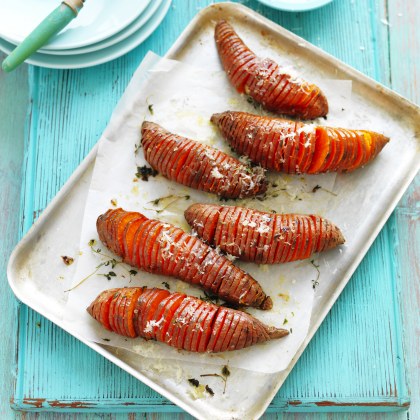 Hasselback Sweet Potatoes