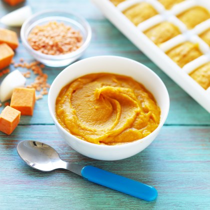 Lentil and Sweet Potato Puree