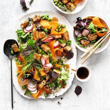 Teriyaki Tofu Asian Salad