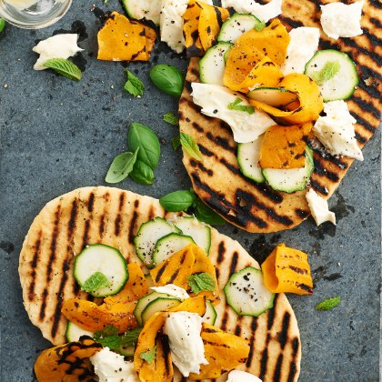 Summer Barbecue Yoghurt Flatbreads