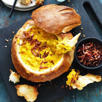 Pumpkin Gruyere and Sage Cob