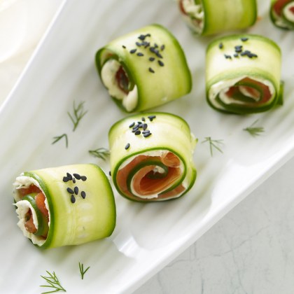 Cucumber Salmon Rolls