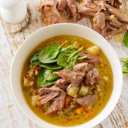 Veal Shank Barley Soup