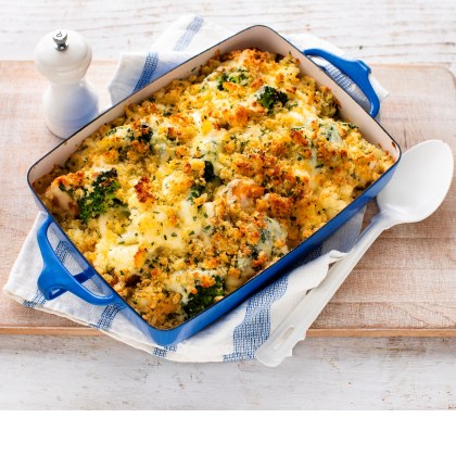 Crunchy Vegetable Gratin with Bechamel Sauce