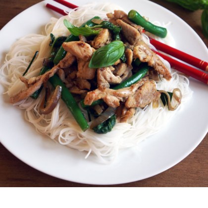 Chilli and Basil Chicken Stir Fry